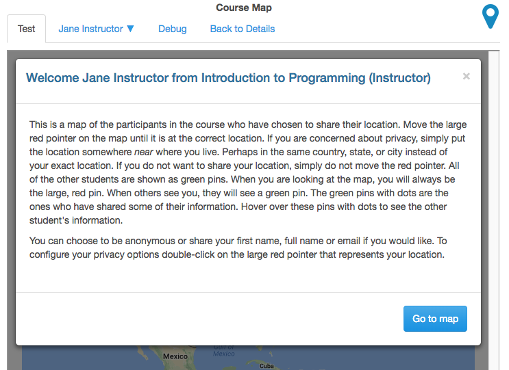 Course Map screenshot 2
